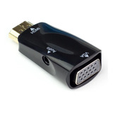 Adaptador Hdmi A Vga Con Salida De Audio Jack 3.5mm