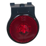 Lanterna Lateral Caminhão Led 65mm Carreta Randon Vermelha