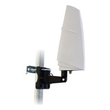 Antena Interna Externa Digital Megatron Branca Cabo Coaxial