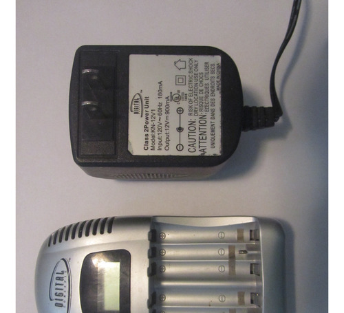 2 Carregadores De Baterias Aa Aaa E 5v (power Base/digital)