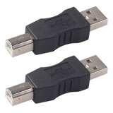 De 2 Adaptadores De Plástico Usb Tipo A A Usb Type-b