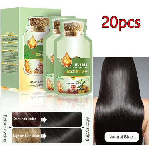 Burbujas Para Colorear El Cabello Con Plantas Naturales, 20