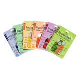 Máscarilla Facial Multivitaminica Nutritiva A B C E Pack X10