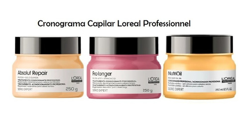 Kit Profissional Loreal Cronograma Capilar