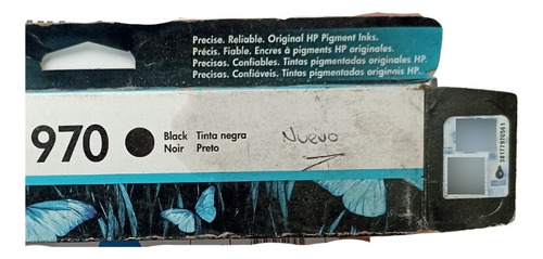 Cartucho De Tinta Hp 970 Negro Original Nuevo Caja Dañada