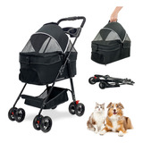 Plegable Carreolas Para Perros Y Gatos Gris