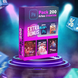Pack 200 Artes De Eventos Psd Profissionais + Bônus