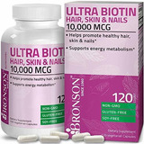 Ultra Biotina 10,000 Mcg Piel Del Cabello Y Suplemento De U