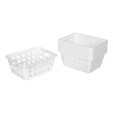 Kit Cesta Organizadora 8pcs One Pequena 99271 Unic Branco Br