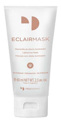 Eclair Glow Mask 60ml Máscara Iluminadora Facial Prodermic Tipo De Piel Todo Tipo De Piel