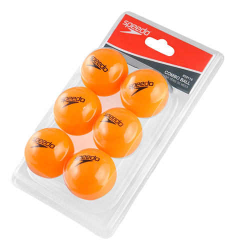 Kit 6 Bolas De Ping Pong Speedo Tenis De Mesa Combo Ball