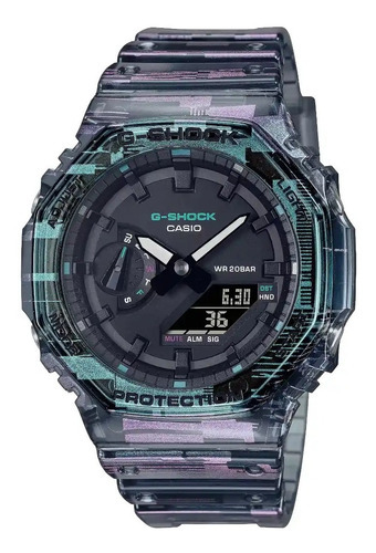 Reloj Casio Hombre G Shock Ga-2100nn 1a Ø45,4 - Impacto Color De La Malla Negro Color Del Bisel Negro Color Del Fondo Negro