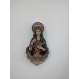 Figura De Virgen Sagrado Corazón Colgante. Italia.