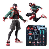 Spiderman Miles Morales A Través Del Modelo De Figura De Spi