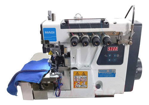 Maquina Overlock Industrial 4 Hilos Maqi Con Atraque D Drive