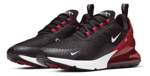 Tenis Para Hombre Nike Air Mas 270 Negro/rojo