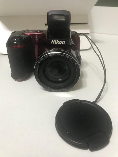  Nikon Coolpix L810 Compacta Cor  Vermelho