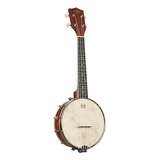 Kala Ka-bnj-mhg-c Mahogany Concert Banjo Ukulele W/ Gig  Eea