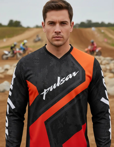 Playera Biker Motociclista Ruta Pulsar Bajaj