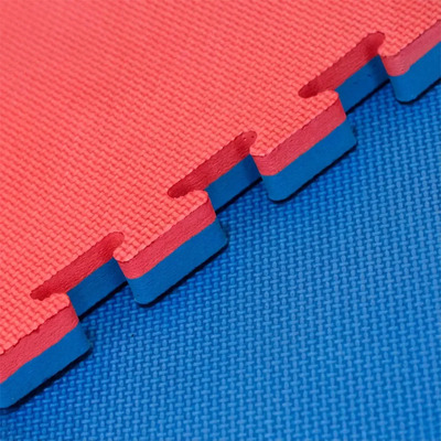 Tapete Foamy Gym Ejercicio Multiuso 28mm 62x62cm 2pz Bicolor Azul\u002Frojo | Meses sin interés
