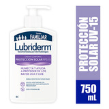 Lubriderm Loción Uv Válvula Frasco Con 750 Ml