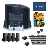 Kit Motor Portão Garen Kdz Fit 1/4hp Eletron 3m Crema 4contr