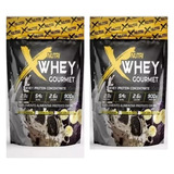 Combo 2x Whey Protein Gourmet Xnutri Refil 900g