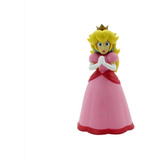 Figura De Colección De Super Mario Bros Princesa Peach 14cm