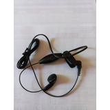 Auricular Nokia Negro C/1 Solo Audífono C/broche P/celular