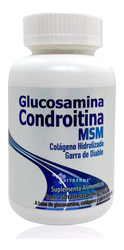 Glucosamina, Condroitina, Msm 150 Tabletas Dos Mundos