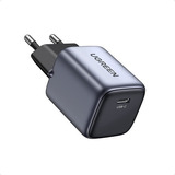 Carregador Rápido Gan Ugreen Nexode Usb Tipo-c 30w Pd