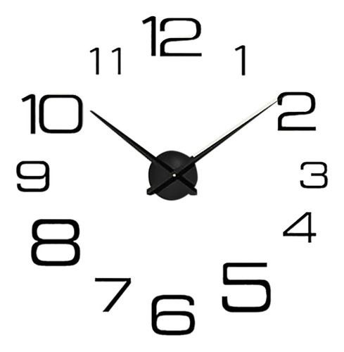 Reloj De Pared Digital Para Bricolaje, Espejo, Decoración De