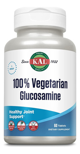 Kal | 100% Vegetarian Glucosamine | 60 Tablets