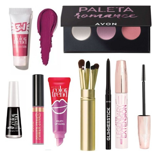 Set De Maquillaje Regalo Combo Kit Labial Sombra Rubor Gloss