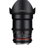 Lente Objetivo Rokinon Cine Ds Ds35m-n, Compatible Con Nikon