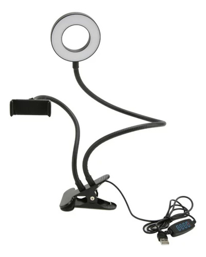 Ring Light Com Suporte Celular M020 Articulado Profissional