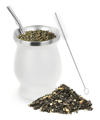 Vaso De Yerba Mate En Forma De Calabaza Vaso Aislado