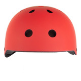 Casco Juvenil Bici C/luz Ajustable Skate Rojo Stockrider