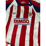 Camiseta De Colección Con Firmas.(equipo Chivas 2008)