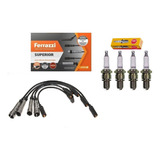 Kit Cables + Bujias Ngk Vw Gol / Senda 1.6 - 1.8 Carburador