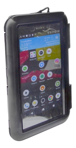 Porta Smartphone Para Moto, Cubierta Touch Y Waterproof/6,3 