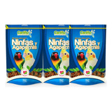 Alimento Comida Para Ninfas Cacatuas Y Agapornis 3 Pz 2.2 Kg