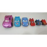  Disney Pixar Cars Peli Plástico Lote 6 Autitos Juego Niños 