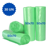 Bolsas Residuos Verdes Reforzadas Rollo 50x70 X 30u