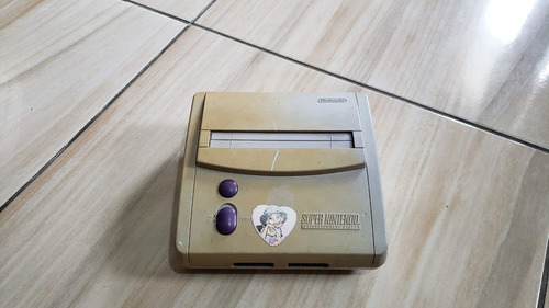 Super Nintendo Baby Nacional Com Rf Só O Console Sem Nada Tudo 100%. A2