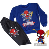 Sudadera Niño Spiderman Algodón Perchado 