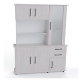 Modular Comoda Vajillero Orlandi 1,40 6 Puertas 2 Cajones C