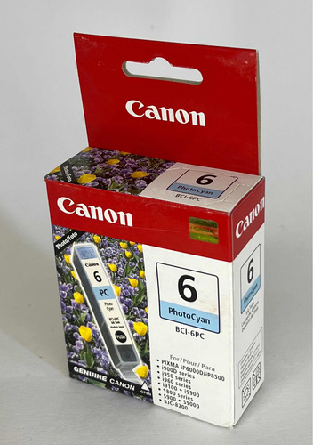Cartucho Original Canon 6 Cyan Light Bci-6pc