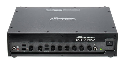 Ampeg Svt-7pro Cabezal Para Bajo De 1000w Fx Mix 4ohm Negro Color Gris Oscuro