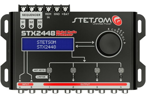 Crossover Y Ecualizador Stetsom Stx 2448 Dsp De 4 Canales Co